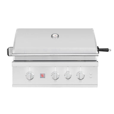 Summerset TRL Pro 32-Inch 3-Burner Built-In Gas Grill — 60,000 BTU, #304 SS, Spring-Assisted Hood