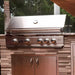 Summerset TRLD Deluxe 44 Inch 4 Burner Built-In Gas Grill | Installed in Grill Island