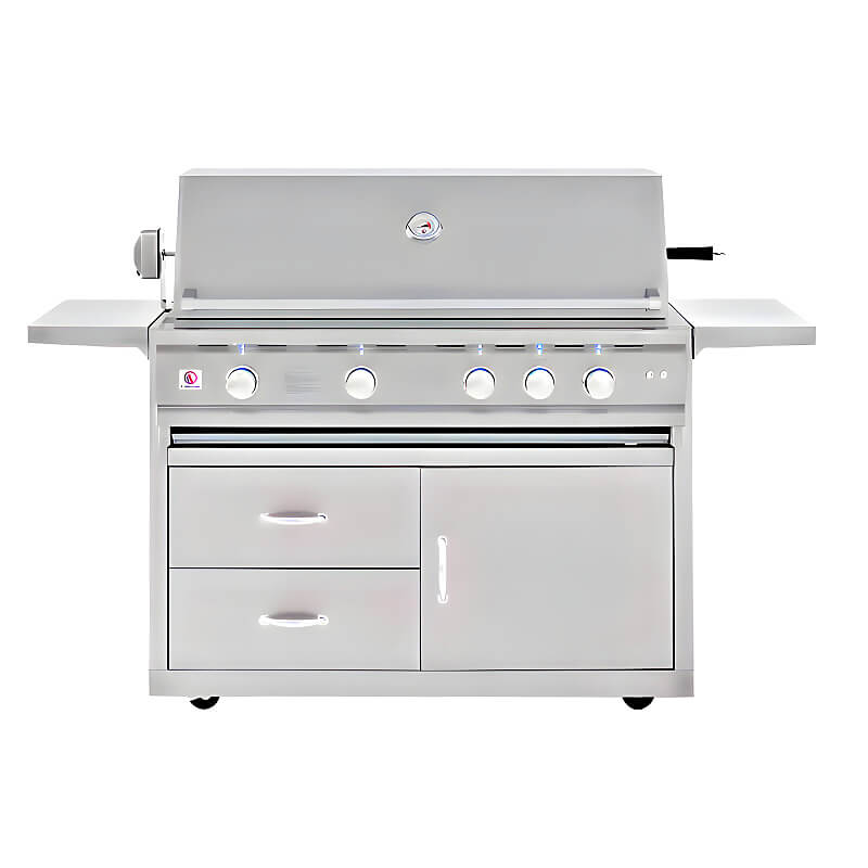 Summerset TRLD Deluxe 44 Inch 4 Burner Freestanding Gas Grill