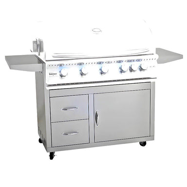 Summerset 40 Inch Sizzler Deluxe Stainless Steel Grill Cart
