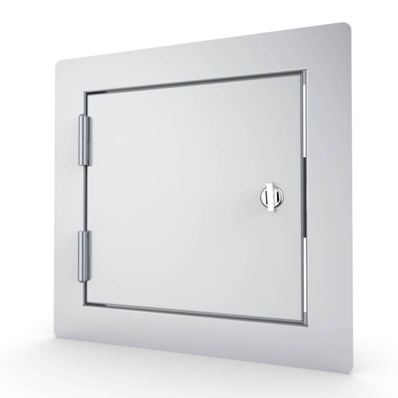 Sunstone Classic Flush 12″x12″ Utility Access Door | Door Lock