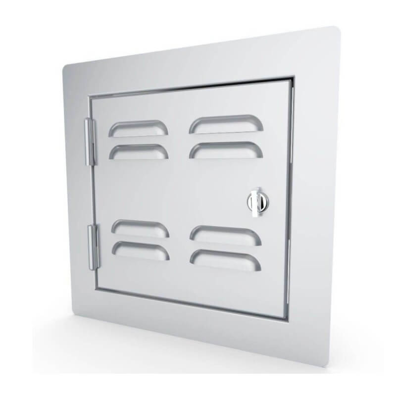 Sunstone Classic Series Flush Style 12″ x 12″ Vented Door | Door Lock