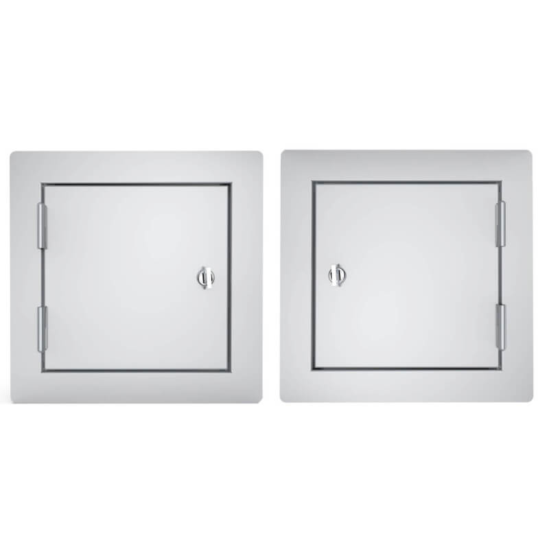 Sunstone Classic Flush 12″x12″ Utility Access Door | 304 Stainless Steel