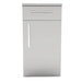 Sunstone 18-Inch Door & Drawer Storage Cabinet | Right Hinge Front View