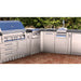 Sunstone 18-Inch Trash Drawer | Shown in Outdoor Kitchen