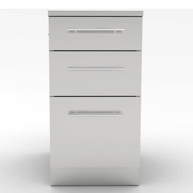 Sunstone 18-Inch Triple Drawer Base Cabinet | Front View