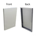 Sunstone 21-Inch Upper Wall Cabinet End Panel | Front and Back View