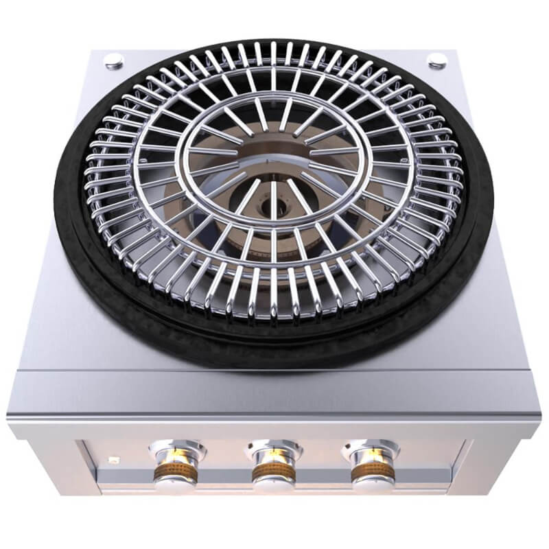 Sunstone 24 Inch Power Cirque Complete Package | 3-in-1 Cooking Grate