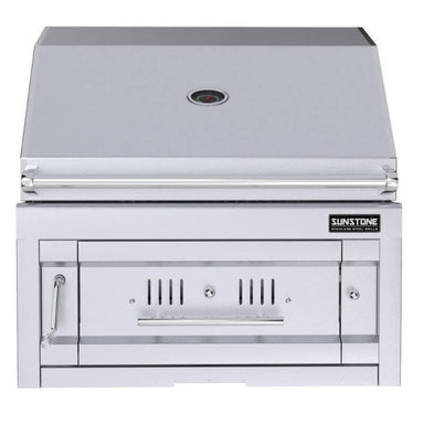 Sunstone Series 28 Inch Single Zone 304 Stainless Steel Charcoal Grill