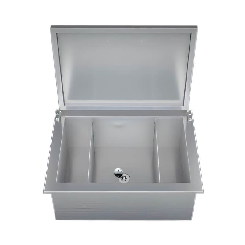 Sunstone 28-Inch Insulated Large Drop-in Ice Chest | Two Dividers