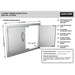 Sunstone 30-Inch Flush Double Access Door | Features