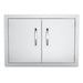 Sunstone 30-Inch Flush Double Access Door | Polished Handle