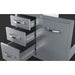 Sunstone 30-Inch Tank Tray Triple Drawer Combo | Soft-Closing Drawers