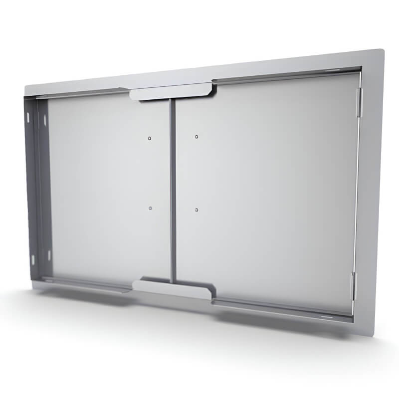 Sunstone 33-Inch Flush Double Access Door | Rear View