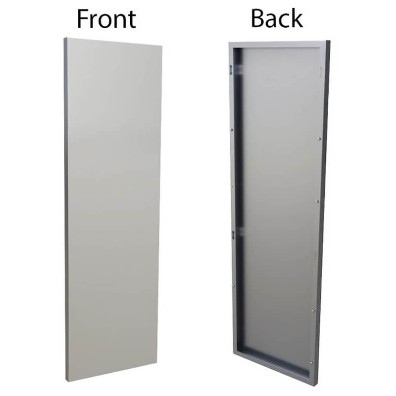 Sunstone 42-Inch Upper Wall Cabinet End Panel | Front and Back View