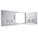 Sunstone 42-Inch Vented Double Access Door | Magnetic Door Latches