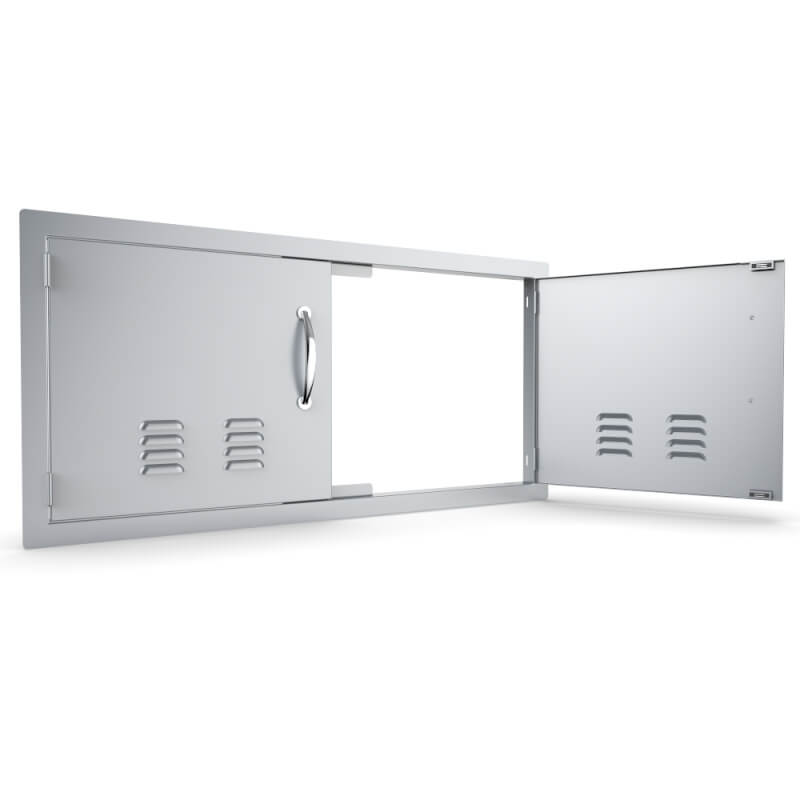 Sunstone 42-Inch Vented Double Access Door | Magnetic Door Latches