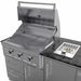 Sunstone Brazos 9 Ft Outdoor Kitchen Package | Ruby 3 Burner Grill