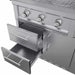 Sunstone Brazos 9 Ft Outdoor Kitchen | Double Drawer