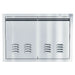 Sunstone Aruba Series 30-Inch Vented Double Door | Recessed Handles