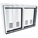 Sunstone Aruba Series 30-Inch Vented Double Door | Flush Mounting Double Doors