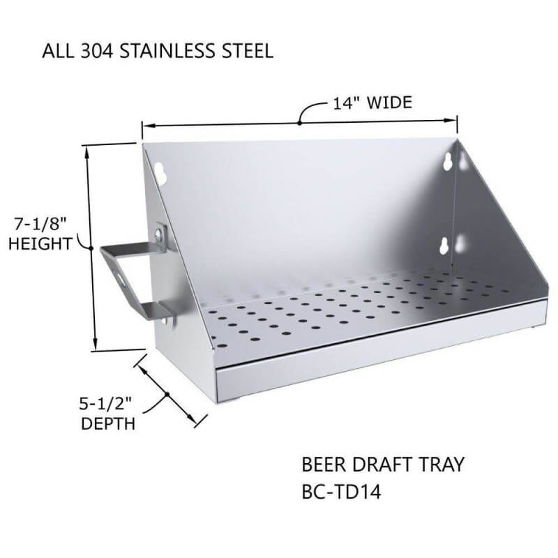 Drip Box Tender Examples Sunstone Cocktail Tender Beer Draft Drip Tray w/ Bottle Opener & Drip ...