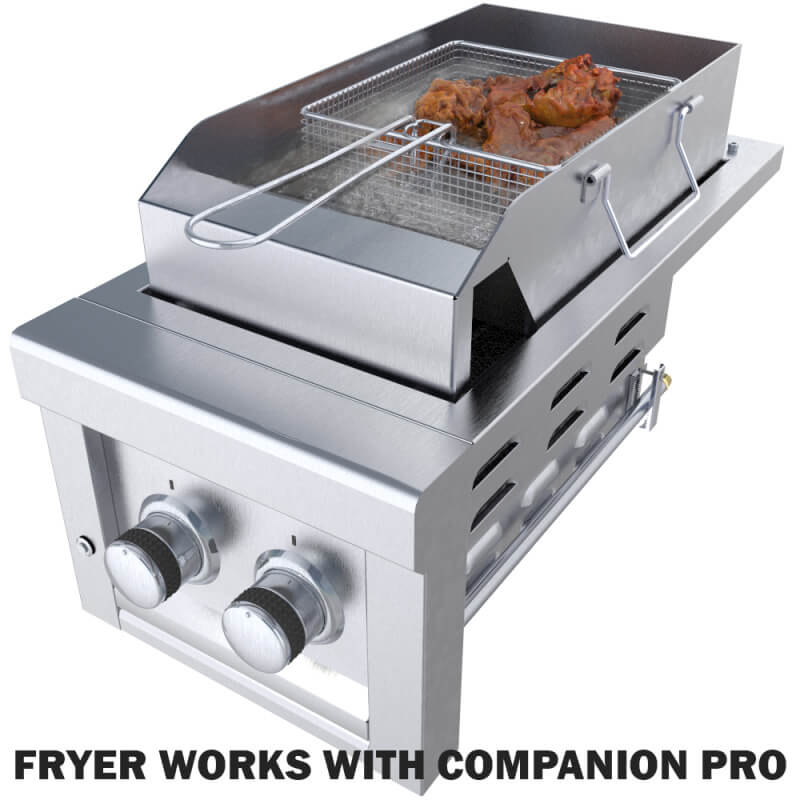 Sunstone Deep Fryer & Steamer Grill Insert | Companion Pro Burner