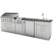 Sunstone Deluxe 10 Foot Cabinet Grill Island | Sink