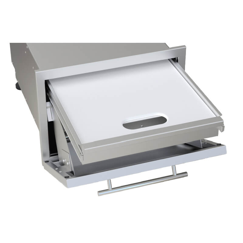 Sunstone 13″ Paper Towel & Cutlery Drawer Combo | Cutting Board 