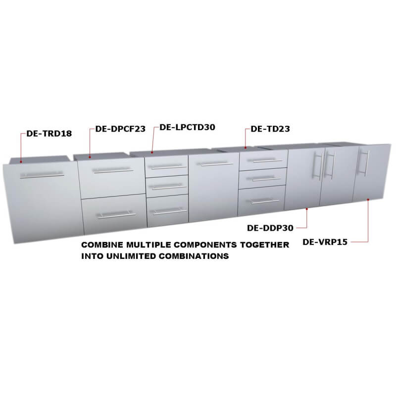 Sunstone Designer 18-Inch Trash Drawer | Comparison