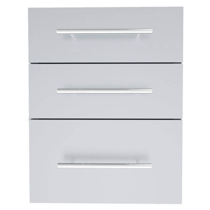 Sunstone Designer 23-Inch Triple Drawer Combo | 304 Stainless Steel