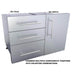 Sunstone Designer 23-Inch Triple Drawer Combo | Shown With Single Door 