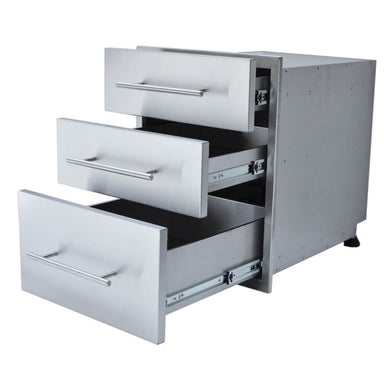 Sunstone Designer 23-Inch Triple Drawer Combo | Soft Close Drawers