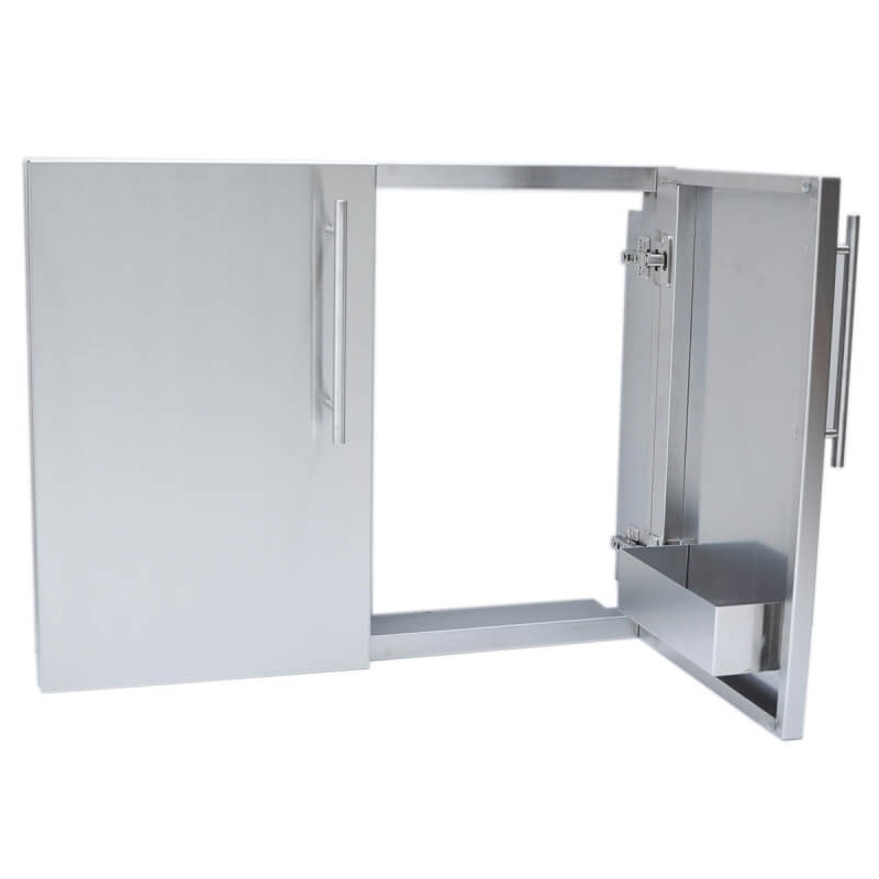 Sunstone Designer 30-Inch Double Door | Door Storage Shelves