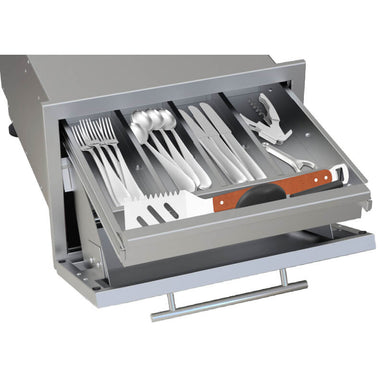 Sunstone 13″ Paper Towel & Cutlery Drawer Combo | Utensil Drawer