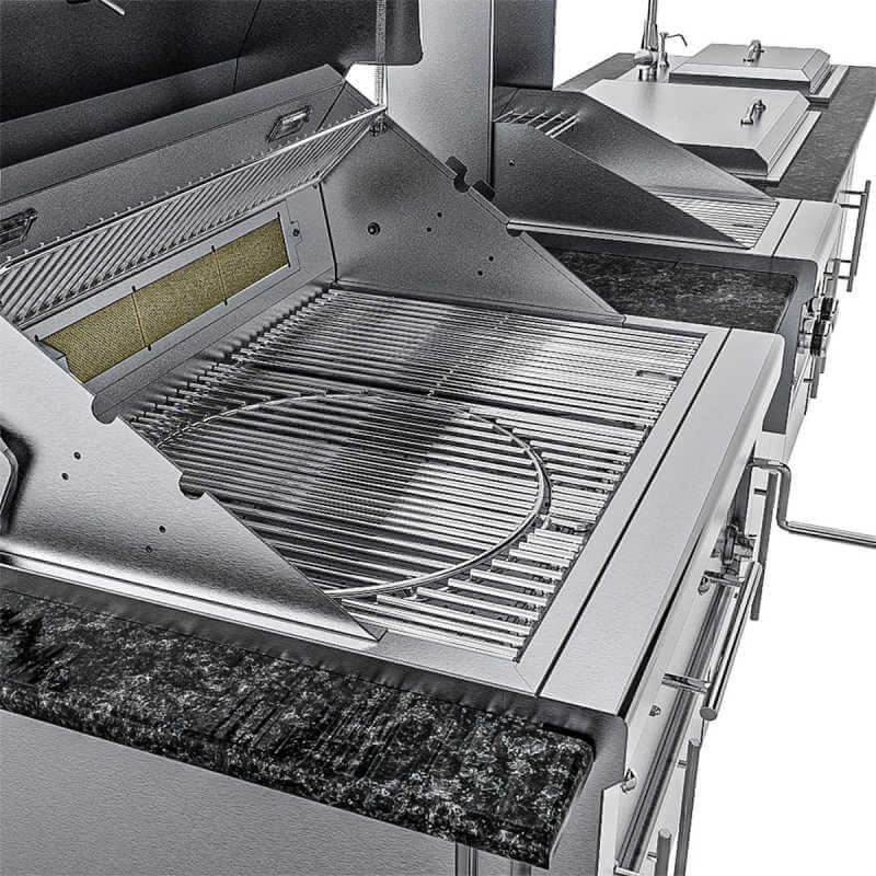 Sunstone Grills Alamo 10 Ft Outdoor Kitchen | Cooking Surface