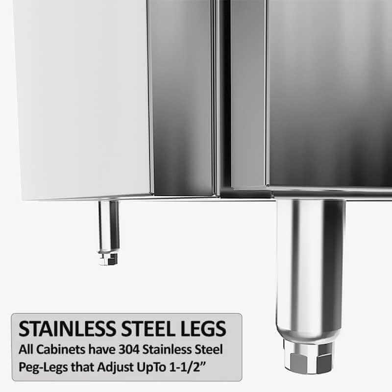 Sunstone Grills Caprice 6 1/2 Ft Outdoor Kitchen | Stainless Steel Legs