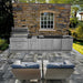 Sunstone Grills French Quarter 13 1/2 Ft Outdoor Kitchen | On Patio