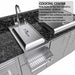 Sunstone Grills Galley 10 1/2 Ft Outdoor Kitchen | Cocktail Center Cover