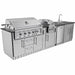 Sunstone Grills Gulf Breeze 10 Ft Outdoor Kitchen | 304 Stainless Steel