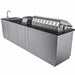 Sunstone Grills Gulf Breeze 10 Ft Outdoor Kitchen | Rear View