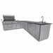 Sunstone Grills Rancher 11 Ft Outdoor Kitchen | 304 Stainless Steel Construction