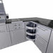 Sunstone Grills Rancher 11 Ft Outdoor Kitchen | Swivel Corner Cabinet