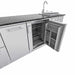 Sunstone Grills Rancher 11 Ft Outdoor Kitchen | 21 Inch Outdoor Refrigerator