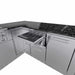 Sunstone Grills Rancher 11 Ft Outdoor Kitchen | Utility Drawer