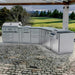 Sunstone Grills Savanna 16 Ft Outdoor Kitchen | On Patio