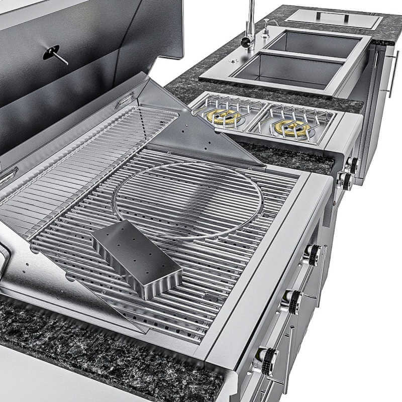 Sunstone Grills Summit 10 Ft Outdoor Kitchen | Grilling Surface