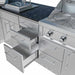 Sunstone Grills Texas Tango 19 Ft Outdoor Kitchen | Drawer Detail