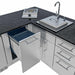 Sunstone Grills Texas Tango 19 Ft Outdoor Kitchen | Trash Drawer