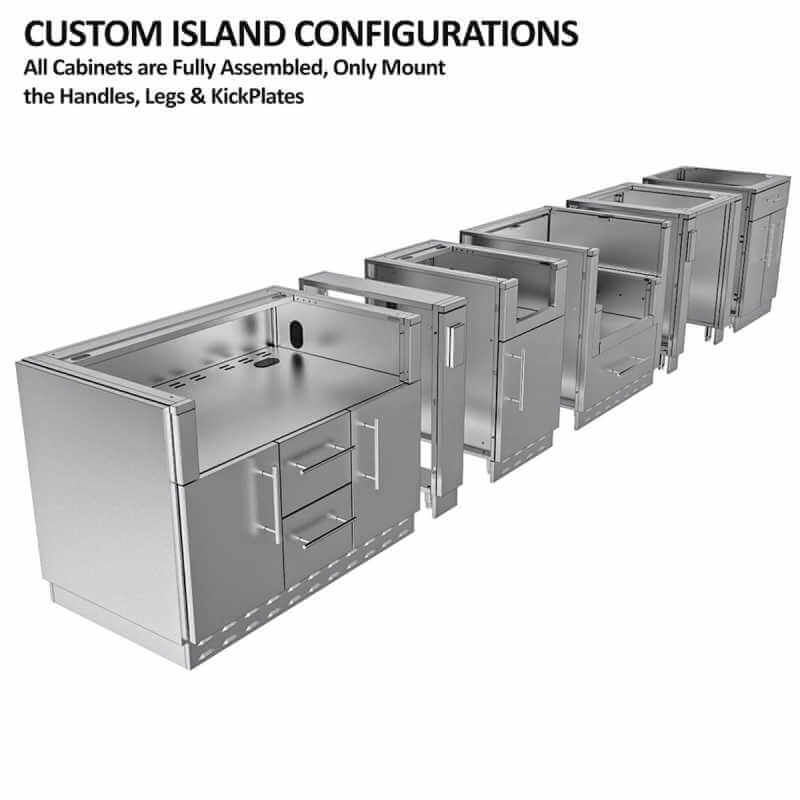 Sunstone Hill Country Outdoor Kitchen | Cabinet Assembly